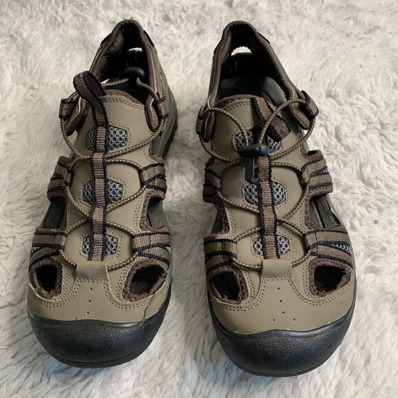 Outland Men's Solstice II Rugged River Sandals Olive Size:9 #S6027 SZ 11 - Picture 1 of 9